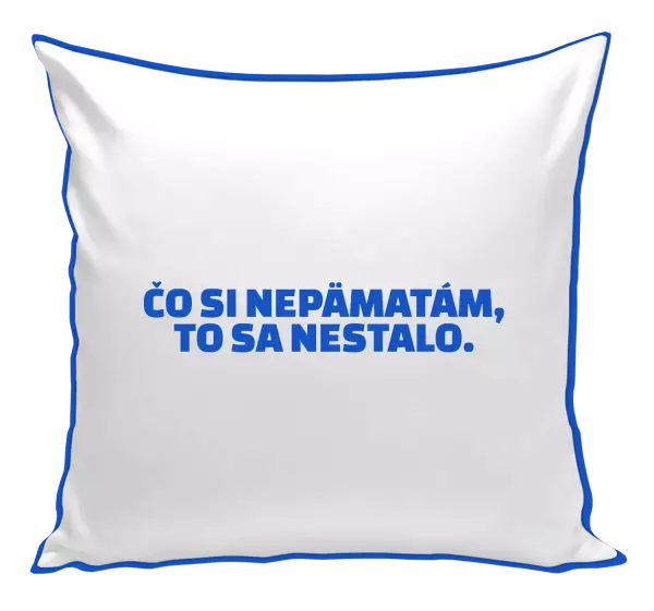 Vankúš Čo si nepämatám, to sa nestalo