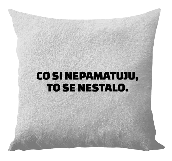 Vankúš Čo si nepämatám, to sa nestalo