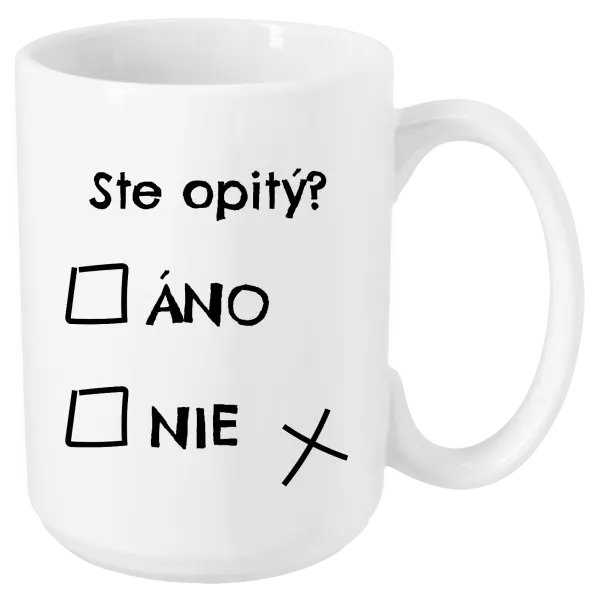 Hrnček Ste opitý? Áno x nie