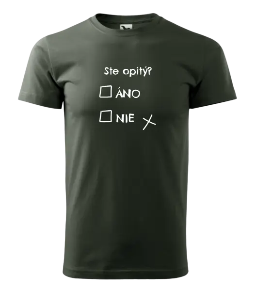 Pánske tričko Ste opitý? Áno x nie