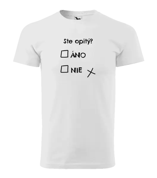 Pánske tričko Ste opitý? Áno x nie