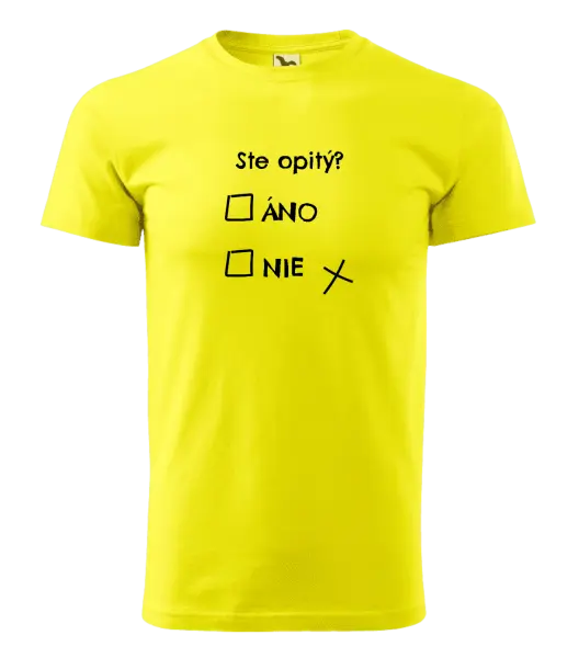 Pánske tričko Ste opitý? Áno x nie