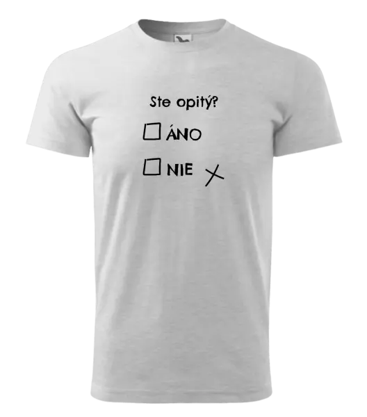 Pánske tričko Ste opitý? Áno x nie