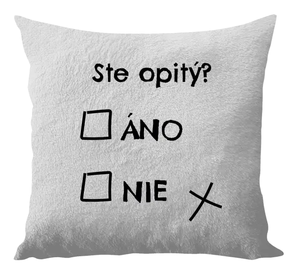 Vankúš Ste opitý? Áno x nie