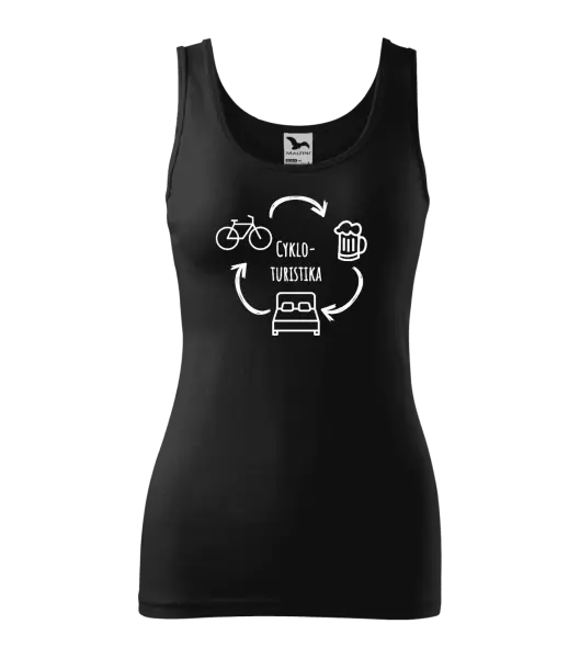 Dámske tielko Cykloturistika
