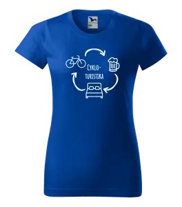Dámske tričko Cykloturistika