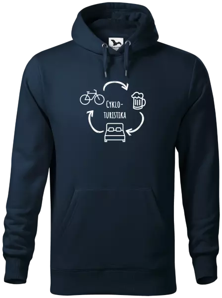 Pánska mikina Cykloturistika