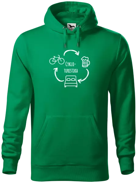 Pánska mikina Cykloturistika