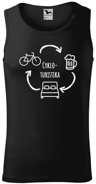 Pánske tielko Cykloturistika