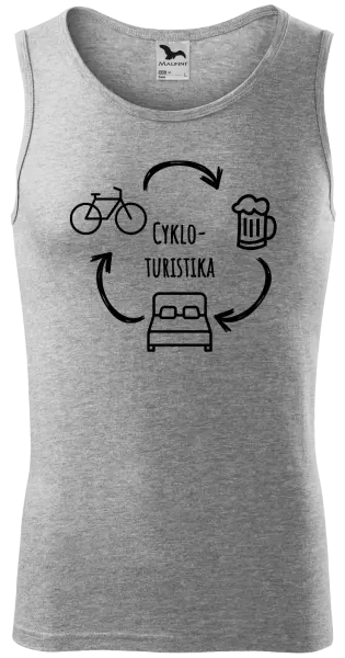 Pánske tielko Cykloturistika