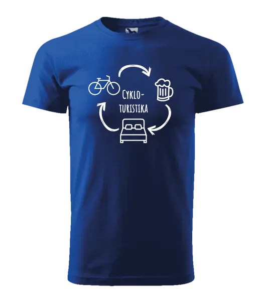 Pánske tričko Cykloturistika