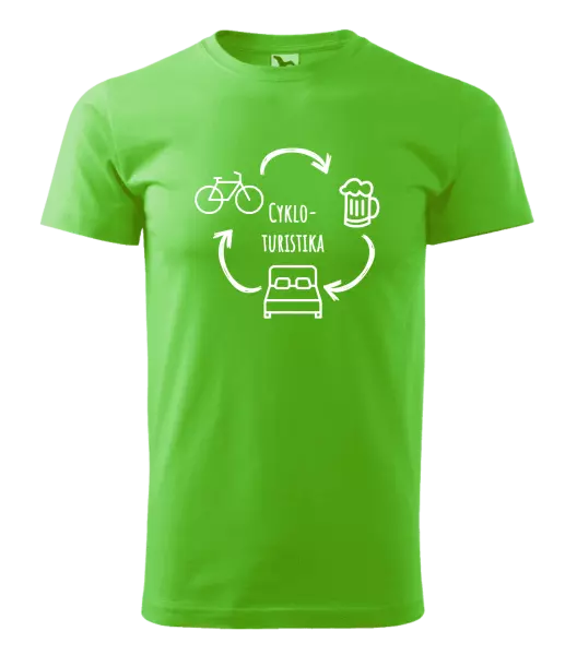 Pánske tričko Cykloturistika
