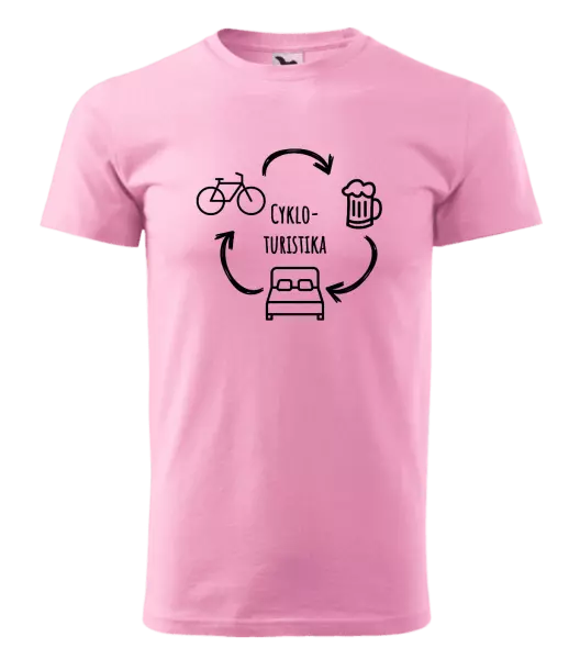 Pánske tričko Cykloturistika