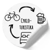 Samolepka Cykloturistika