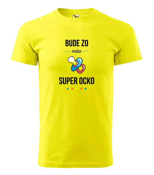 Pánske tričko Bude zo mňa super ocko