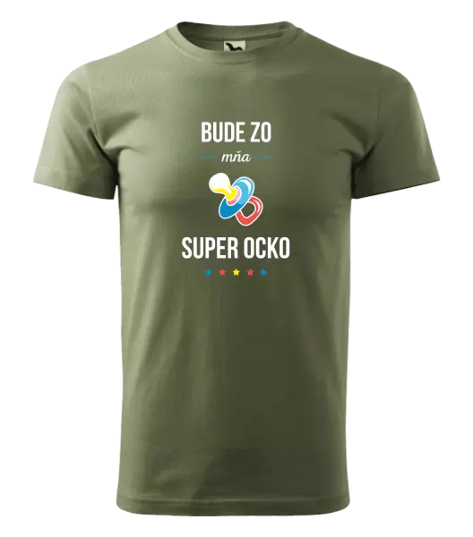 Pánske tričko Bude zo mňa super ocko
