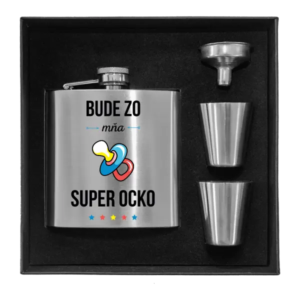 Ploskačka v krabičke Bude zo mňa super ocko