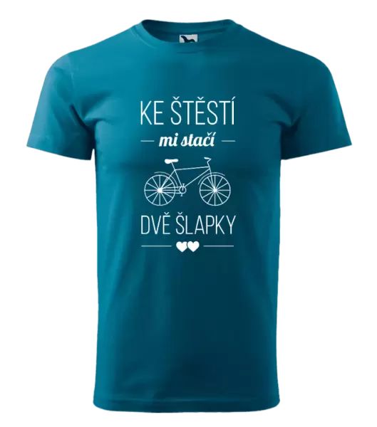 Pánské tričko Ke štěstí mi stačí dvě šlapky