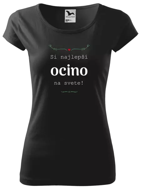 Dámske tričko SI najlepší ocino na svete