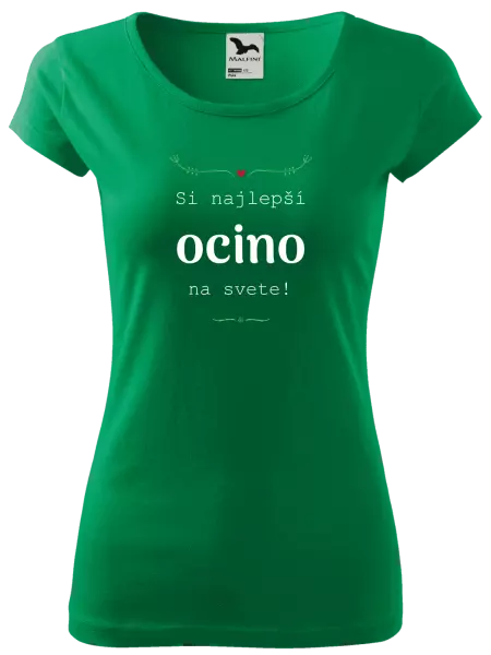 Dámske tričko SI najlepší ocino na svete