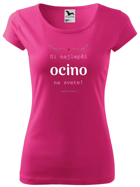 Dámske tričko SI najlepší ocino na svete