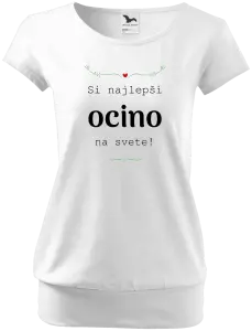 Dámske tričko SI najlepší ocino na svete