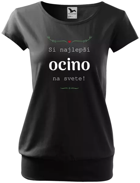 Dámske tričko SI najlepší ocino na svete