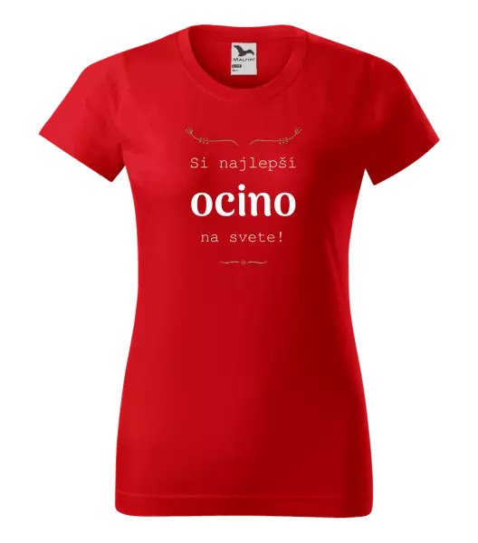 Dámske tričko SI najlepší ocino na svete
