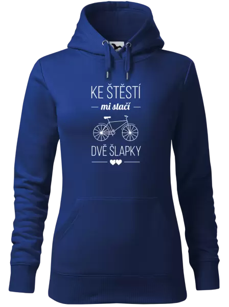 Dámská mikina Ke štěstí mi stačí dvě šlapky