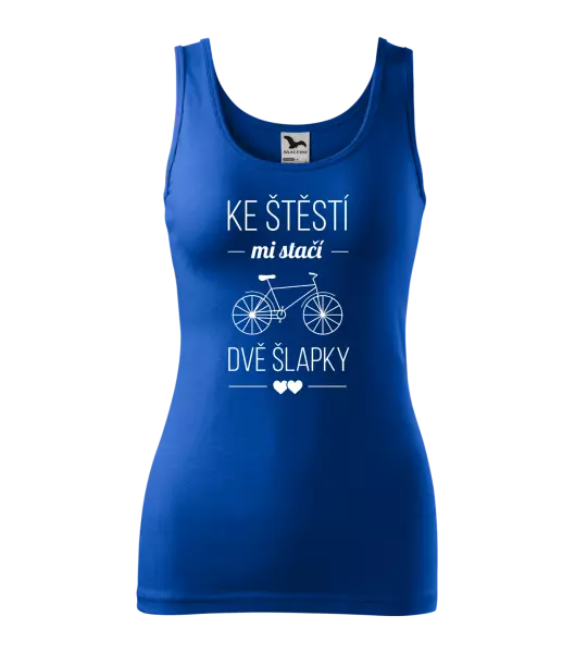 Dámské tílko Ke štěstí mi stačí dvě šlapky
