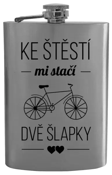 Placatka Ke štěstí mi stačí dvě šlapky