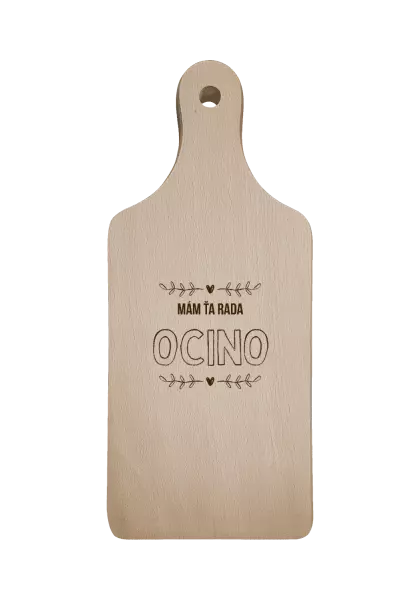 Doštička Mám ťa rada ocino