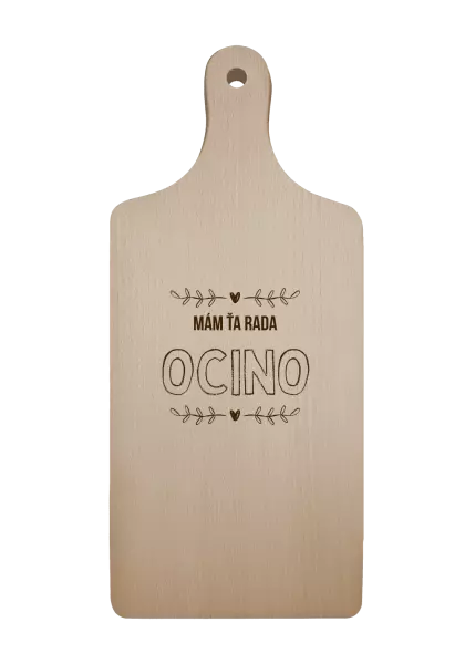 Doštička Mám ťa rada ocino