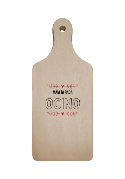 Doštička Mám ťa rada ocino