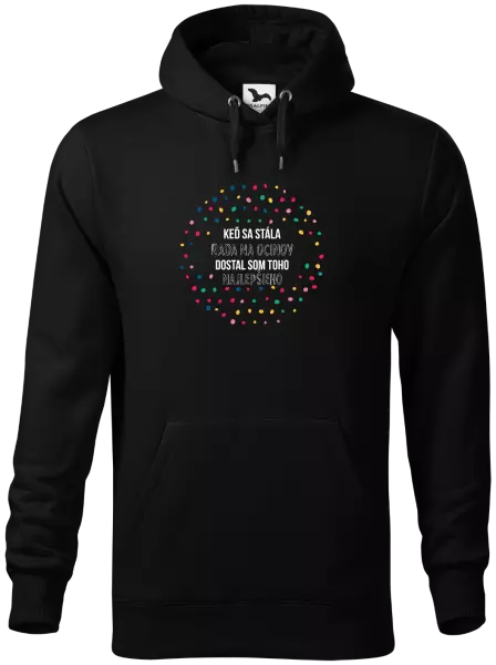 Pánska mikina Keď sa stála rada na ocinov, dostal som toho najlepšieho