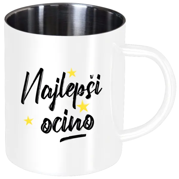 Nerezový hrnček Najlepší ocino