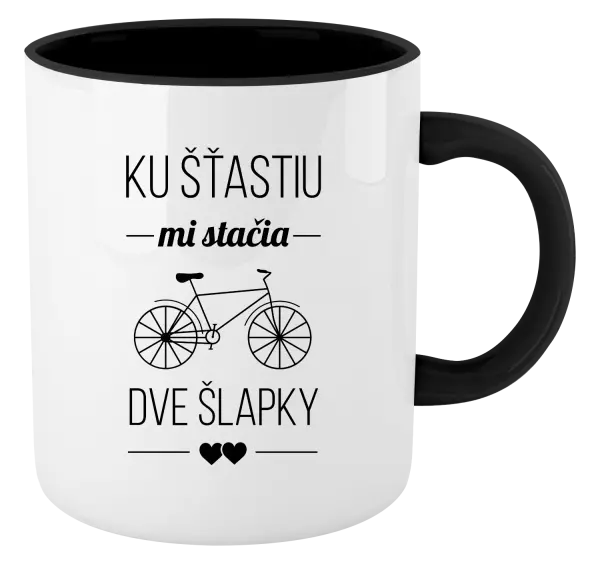 Hrnček  Ku šťastiu mi stačia dve šlapky