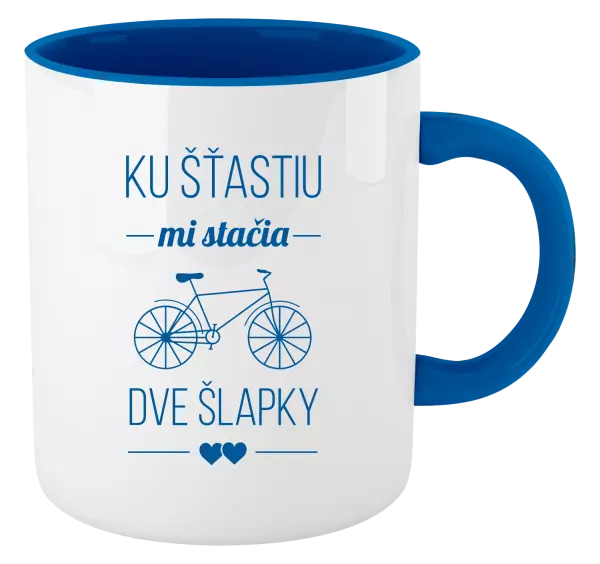 Hrnček  Ku šťastiu mi stačia dve šlapky