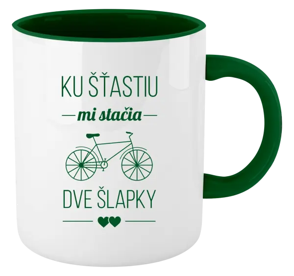 Hrnček  Ku šťastiu mi stačia dve šlapky