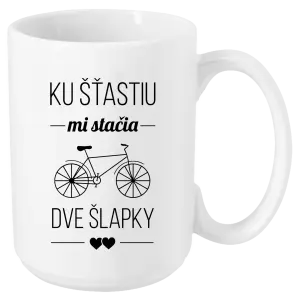 Hrnček Ku šťastiu mi stačia dve šlapky