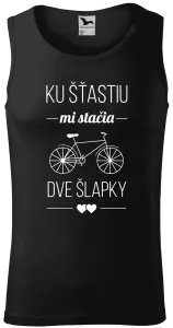 Pánske tielko Ku šťastiu mi stačia dve šlapky
