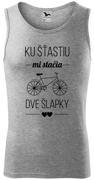 Pánske tielko Ku šťastiu mi stačia dve šlapky