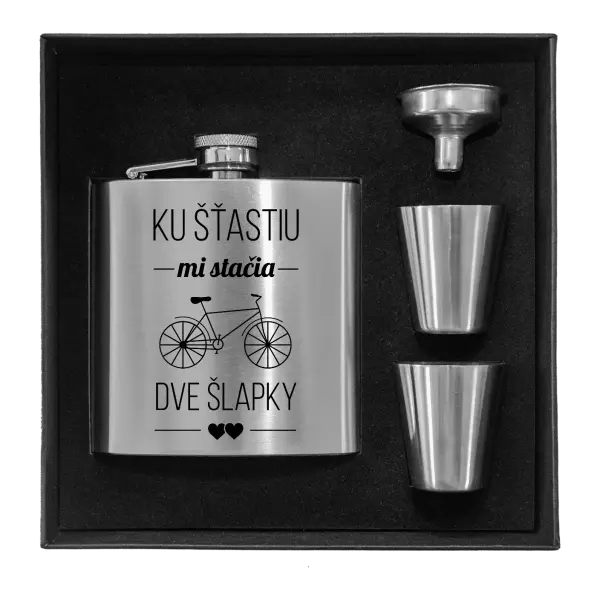 Ploskačka v krabičke Ku šťastiu mi stačia dve šlapky