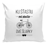 Vankúš Ku šťastiu mi stačia dve šlapky