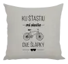 Vankúš Ku šťastiu mi stačia dve šlapky