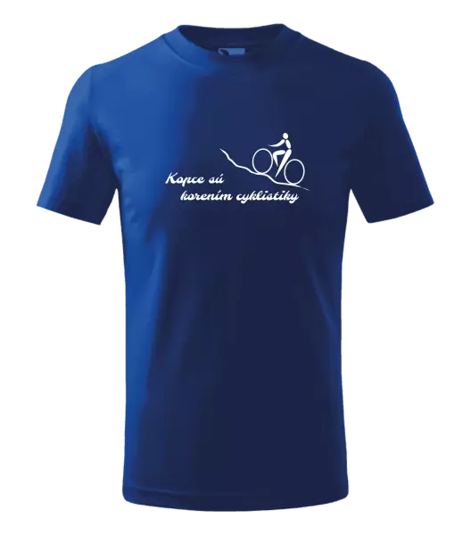 Detské tričko Kopce sú korením cyklistiky