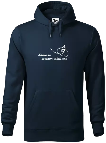 Pánska mikina Kopce sú korením cyklistiky