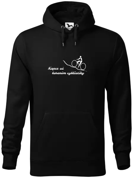 Pánska mikina Kopce sú korením cyklistiky
