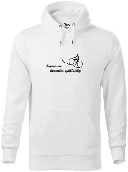 Pánska mikina Kopce sú korením cyklistiky