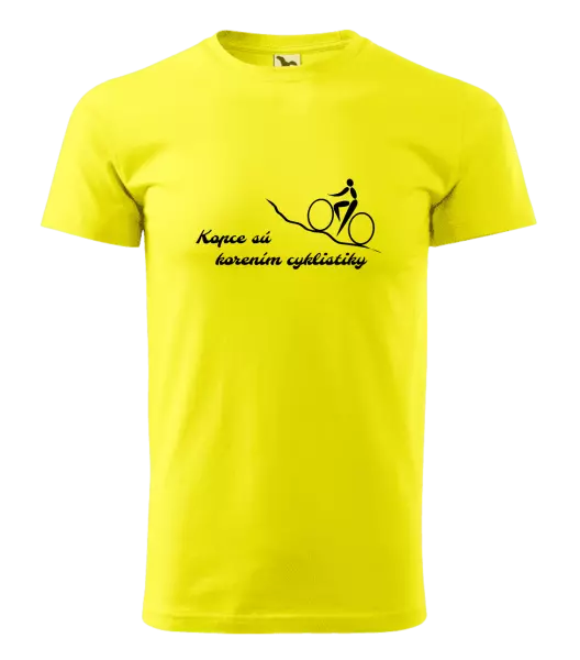 Pánske tričko Kopce sú korením cyklistiky